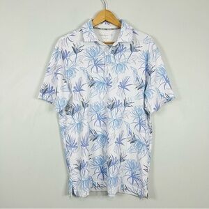 Walter Hagen Blue Tropical Performance Golf Polo M